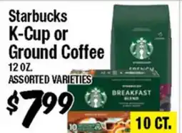 Western Beef Starbucks K-Cup or Ground Coffee offer