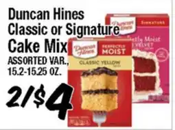 Western Beef Duncan Hines Classic or Signature Cake Mix offer