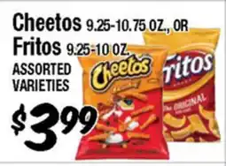 Western Beef Cheetos 9.25-10.75 OZ., OR Fritos 9.25-10 OZ offer