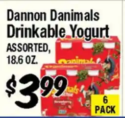 Western Beef Dannon Danimals Drinkable Yogurt offer