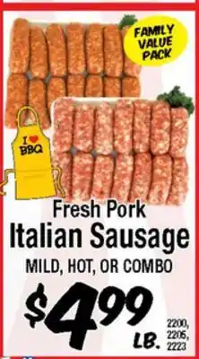 Western Beef Fresh Pork Italian Sausage offer
