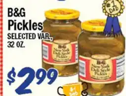 Western Beef B&G Pickles offer