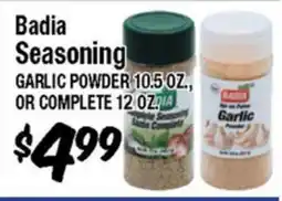 Western Beef Badia Seasoning GARLIC POWDER 10.5 OZ., OR COMPLETE 12 OZ offer