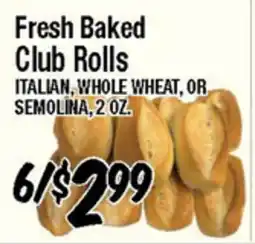 Western Beef Fresh Baked Club Rolls offer