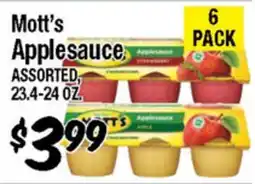 Western Beef Mott's Applesauce offer
