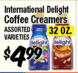 Western Beef International Delight Coffee Creamers offer