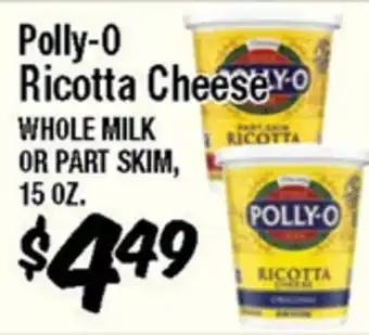 Western Beef Polly-O Ricotta Cheese offer