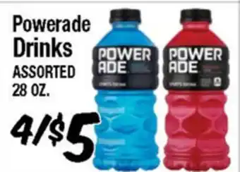 Western Beef Powerade Drinks offer