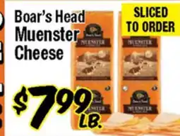 Western Beef Boar's Head Muenster Cheese offer