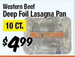 Western Beef Western Beef Deep Foil Lasagna Pan offer