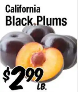 Western Beef California Black Plums offer