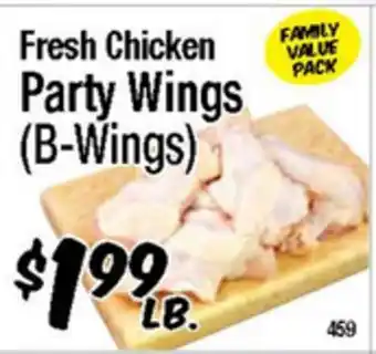 Western Beef Fresh Chicken Party Wings (B-Wings) offer