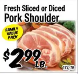 Western Beef Fresh Sliced or Diced Pork Shoulder offer