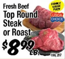 Western Beef Fresh Beef Top Round Steak or Roast offer