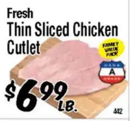 Western Beef Fresh Thin Sliced Chicken Cutlet offer