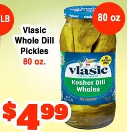 Western Beef Vlasic Whole Dill Pickles offer