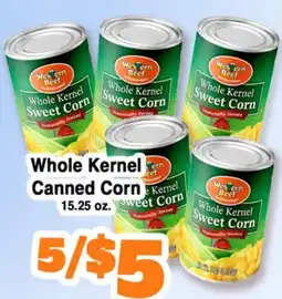 Western Beef Whole Kernel Canned Corn offer