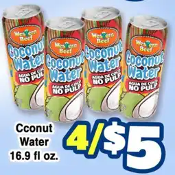 Western Beef Coconut Water offer