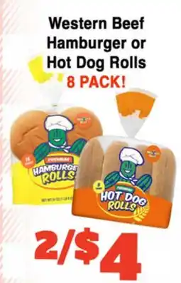 Western Beef Western Beef Hamburger or Hot Dog Rolls offer