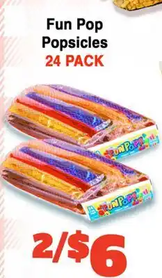 Western Beef Fun Pop Popsicles offer