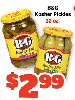 Western Beef B&G Kosher Pickles offer