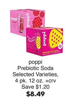 Bristol Farms poppi Prebiotic Soda offer