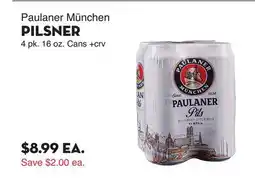 Bristol Farms Paulaner München PILSNER offer