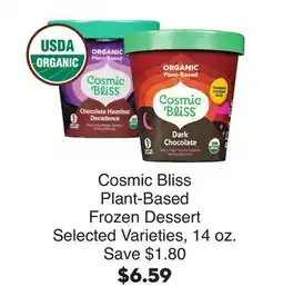 Bristol Farms Cosmic Bliss Plant-Based Frozen Dessert offer