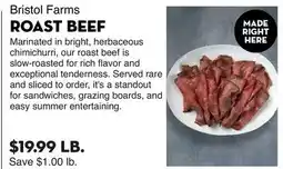 Bristol Farms Bristol Farms ROAST BEEF offer