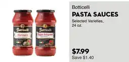 Bristol Farms Botticelli PASTA SAUCES offer