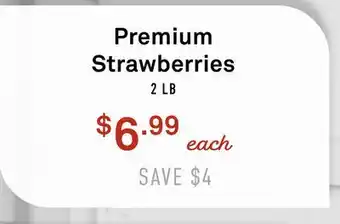 Standard Market Premium Strawberries offer