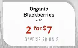 Standard Market Organic Blackberries offer