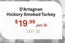 Standard Market D'Artagnan Hickory Smoked Turkey offer