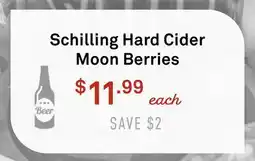 Standard Market Schilling Hard Cider Moon Berries offer