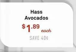 Standard Market Hass Avocados offer