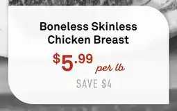 Standard Market Boneless Skinless Chicken Breast offer