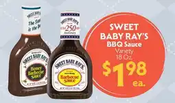 La Chiquita Food Market SWEET BABY RAY'S BBQ Sauce offer