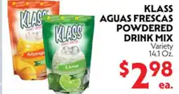 La Chiquita Food Market KLASS AGUAS FRESCAS POWDERED DRINK MIX offer