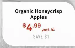 Standard Market Organic Honeycrisp Apples offer