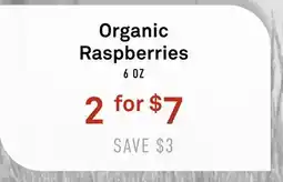 Standard Market Organic Raspberries offer