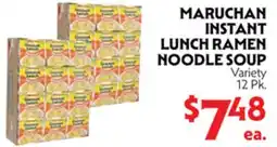 La Chiquita Food Market MARUCHAN INSTANT LUNCH RAMEN NOODLE SOUP offer