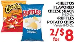La Chiquita Food Market •CHEETOS FLAVORED CHEESE SNACK •RUFFLES POTATO CHIPS offer