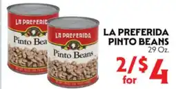 La Chiquita Food Market LA PREFERIDA PINTO BEANS offer