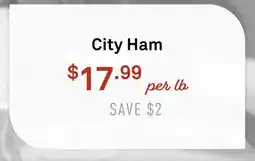 Standard Market City Ham offer