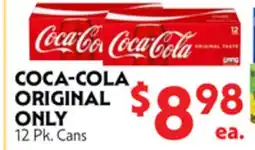 La Chiquita Food Market COCA-COLA ORIGINAL ONLY offer