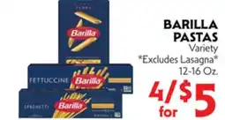 La Chiquita Food Market BARILLA PASTAS offer