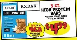 Ollie's RXBAR 5 CT. HIGH PROTEIN BARS offer