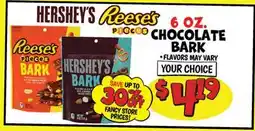 Ollie's HERSHEY'S REESE'S 6 OZ. CHOCOLATE BARK offer