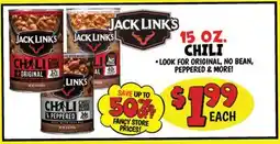 Ollie's JACK LINK'S 15 OZ. CHILI offer