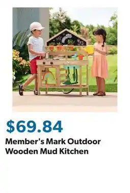 Sam's Club Member's Mark Outdoor Wooden Mud Kitchen offer